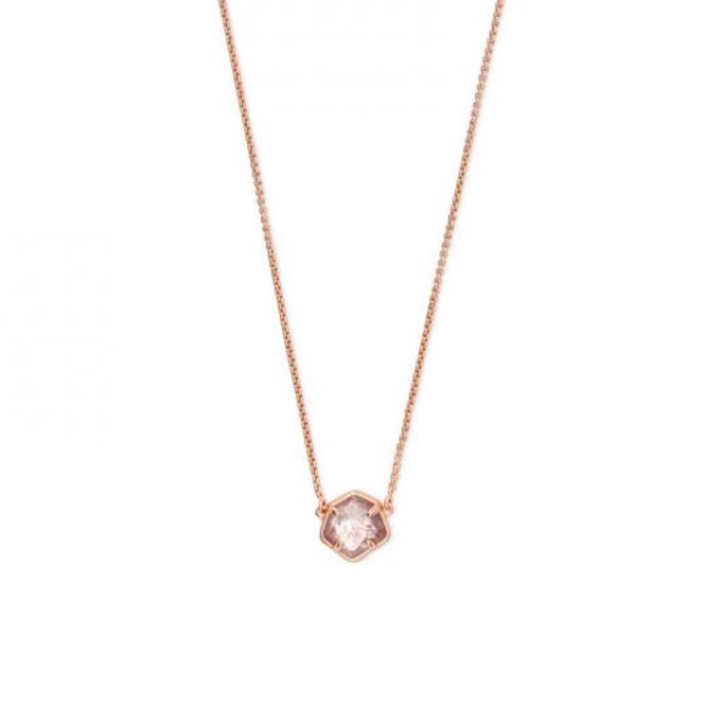 Kendra Scott Rose Gold Pendant Necklace